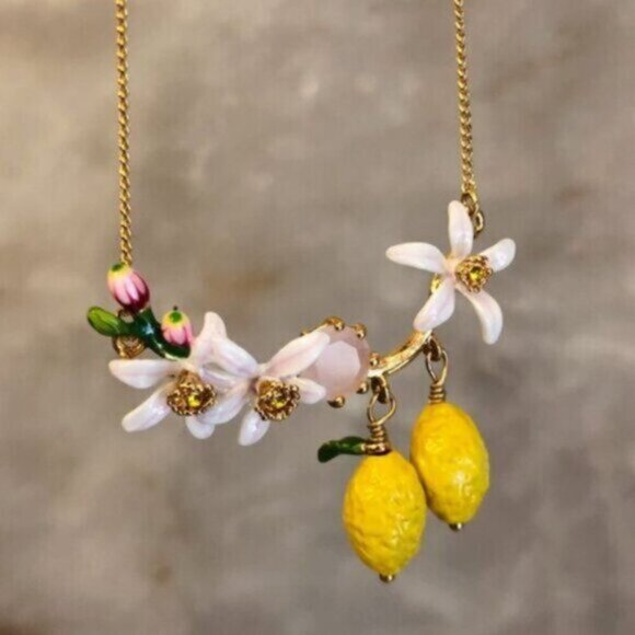 Les Nereides Lemon Necklace - Picture 1 of 1